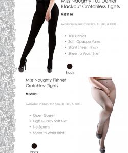 Miss Naughty - Plus Size Hosiery Catalog